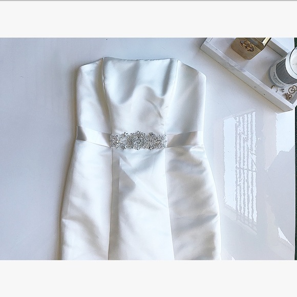 Strapless trumpet wedding dress - Picture 6 of 8